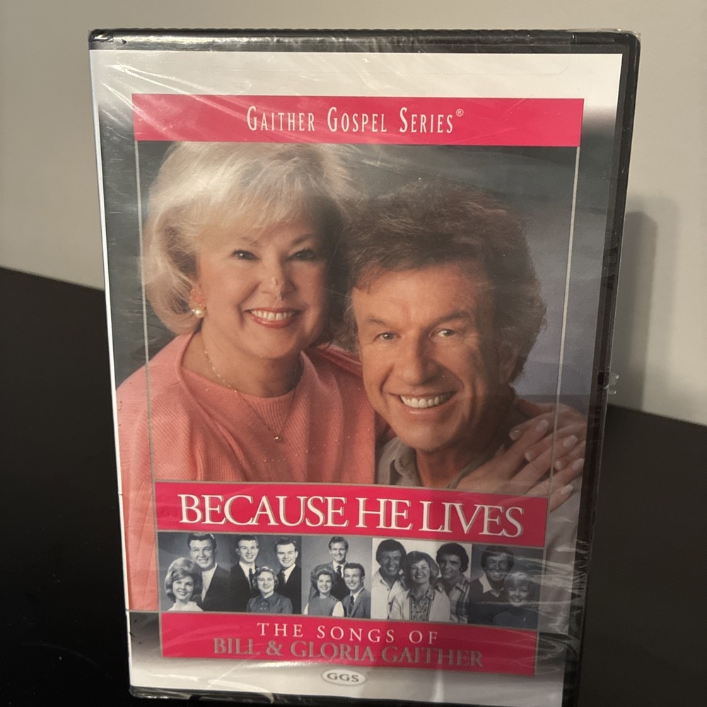 Because He Lives: Songs of Bill & Gloria Gaither DVD 2002 Gospel Music NEW